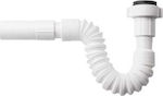 Interflex Plastic Siphon Sink with Output 32mm White