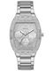 Guess Ceas Dama 38mm Cu Baterie Cu Brățară Argintie Din Oțel