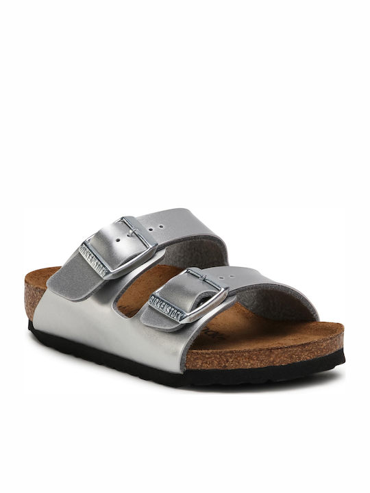 Birkenstock Kids' Sandals Arizona Anatomic Silver