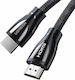 Ugreen HDMI 2.1 Geflochten Kabel HDMI-Stecker - HDMI-Stecker 2m Schwarz