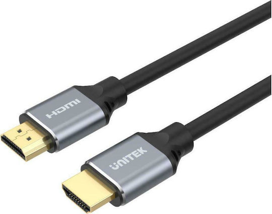Unitek HDMI 2.1 Ultra High Speed 48Gbps 4K 120Hz HDR VRR Cable HDMI Male - HDMI Male 3m Black