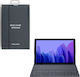 Samsung Cover Keybord Flip Cover Synthetic Leather with Keyboard Greek Gray (Galaxy Tab A7) EF-DT500UJEGEU