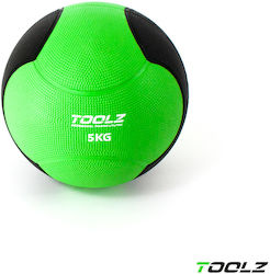 Toolz Топка Медицина 5кг в Зелен Цвят