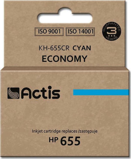 Actis Inkjet Printer Compatible Ink HP 655 CZ110AE 12ml Cyan