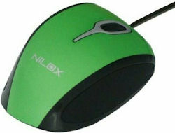 Nilox Ergo Wire NX800 Wired Mouse Green