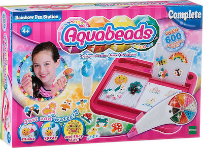 Epoch Toys Kids' Craft Aquabeads Rainbow Pen Station