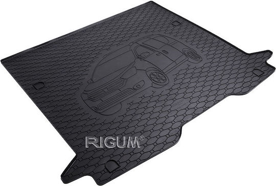 Rigum Kofferraummatten 1Stück aus Gummi für Dacia Dokker 2012+ Schwarz