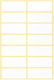 +Efo 560Stück Klebeetiketten No15 in Weiß Farbe 48x20mm