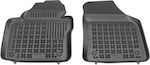 Rezaw Plast Front Mats Tray Type 2pcs from Rubber for Volkswagen Caddy Black