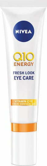 Nivea Q10 Energy Fresh Look Anti-aging & Firming Cream Eyes against Dark Circles with Vitamin C 15ml