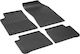 Rigum Set of Front and Rear Mats 4pcs for Citroen C3 2016+ Black
