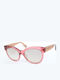 Just Cavalli Women's Sunglasses with Pink Plastic Frame and Gray Lens