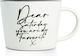 Dutch Rose Dear Saturday Mug from Porcelain in Various Designs White 210ml (Various Designs)