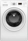 Whirlpool Πλυντήριο Ρούχων 7kg 1200 Στροφών 6th Sense FFL 7238 W EE