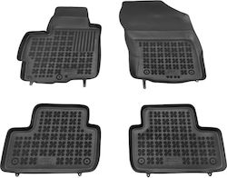 Rezaw Plast Set Față și Spate 4 Bucăți Pentru Mitsubishi Asx Citroen C4 Aircross 2010 Negru