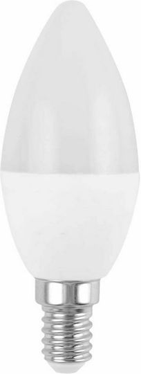 Vivalux Max Led Λάμπα LED 8W για Ντουί E14 και Σχήμα C37 Φυσικό Λευκό 806lm