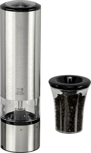 Peugeot Elis Sense Electric Inox Pepper Mill 20cm Silver
