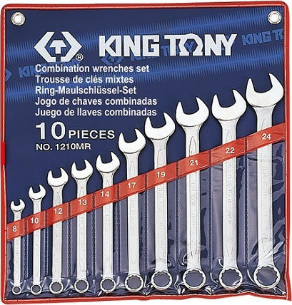 King Tony Сет Германополигонни с Размер от 8mm до 24mm 10бр