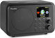 Audizio Venice Tabletop Radio Rechargeable with Bluetooth Black