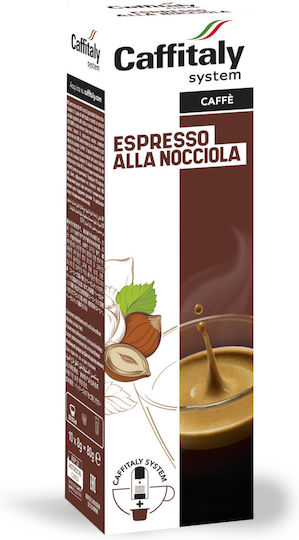 Caffitaly Κάψουλες Espresso Nocciola Συμβατές με Μηχανή Caffitaly 10caps