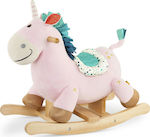 B.Toys Fabric Rocking Toy Unicorn for 18+ months Pink