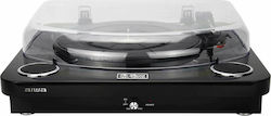 Aiwa GBTUR -120 GBTUR-120BK Turntables with Preamp and Built-in Speakers Black