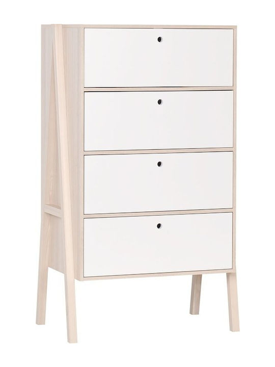 Kids Chest of Drawer Spot Young with 4 Drawer 88x60x150εκ.