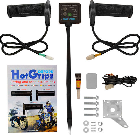 Oxford Heated Motorcycle Grips OF692 Hotgrips Premium Sports in Black Colour