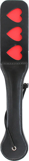 Fetish Addict Vegan Leather Paddle Hearts Paddle σε Κόκκινο Χρώμα
