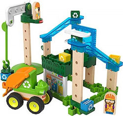 Fisher Price Fahrzeug Wonder Makers Design System Lift & Sort Recycling Center aus Holz für 36++ Monate