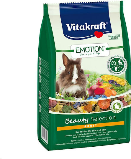 Vitakraft Τροφή για Κουνέλι Emotion Beauty Select 600gr