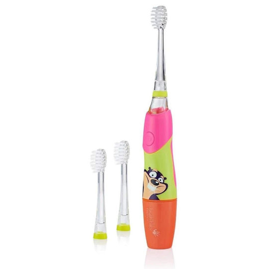 Brush Baby Kidz Sonic Children's Electric Toothbrush for 3+ Years Beaver with Replacement Heads