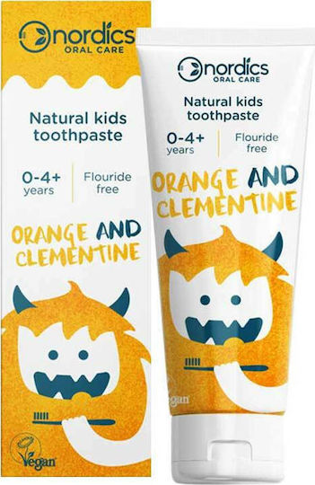 Nordics Natural Kids Zahnpasta Βρεφική Οδοντόκρεμα Για 0m+ Με Γεύση Mangekyō 50ml