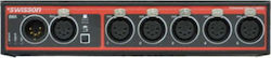 Swisson XSP-5B DMX-Splitter Für Beleuchtungssteuerungen / 1 XLR-Eingang
