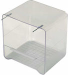 2 GR Plastic Bird Cage Bathtub 13x13cm