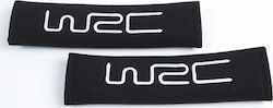 WRC Set of 2pcs Car Seat Belt Pads Black WRC