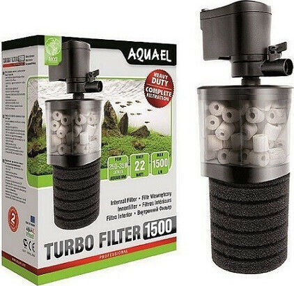Aquael Turbo 1500 Εσωτερικό Φίλτρο για Ενυδρεία Χωρητικότητας έως 300lt με Ισχύ 22W