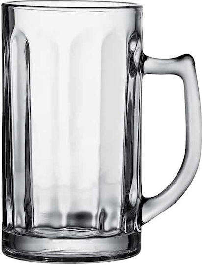 Borgonovo Brekos Σετ Ποτήρια Μπύρας Γυάλινα 400ml 6τμχ