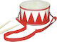 Next Wooden Drum 10x20x20cm Red