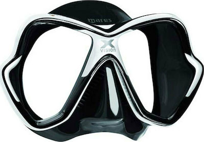 Mares Diving Mask X-Vision Λευκό/Μαύρο Black 1102255