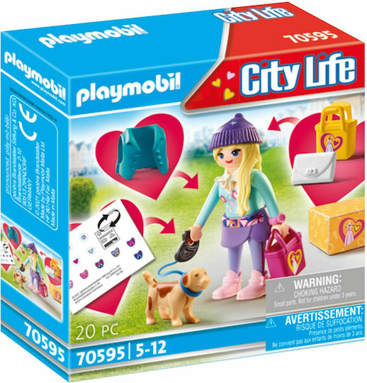 Playmobil Stadtleben Fashion Girl mit Hund für 5-12 Jahre