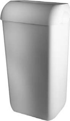 Delta Cleaning Plastic Waste Bin 43lt White