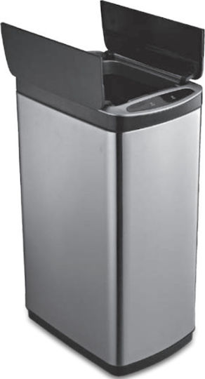 Delta Cleaning Metallic Waste Bin 30lt with Motion Sensor Inox