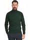 Splendid Men's Long Sleeve Blouse Turtleneck Green