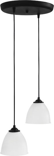 Heronia OVO Pendel BL-WH Pendant Light White with Socket E27 30x75cm