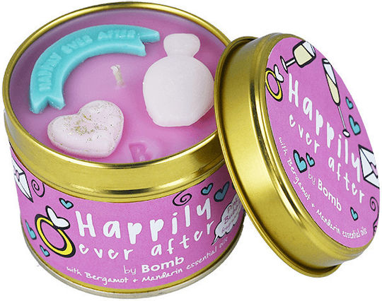 Bomb Cosmetics Aromatisches Kerze Happily Ever After in Metallbox mit Parfüm Happily Ever After 243g