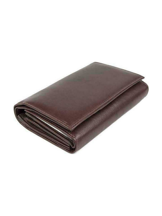 Fetiche Leather Large Leather Women's Wallet Brown