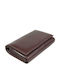 AN Large Leather Women's Wallet Classic Brown