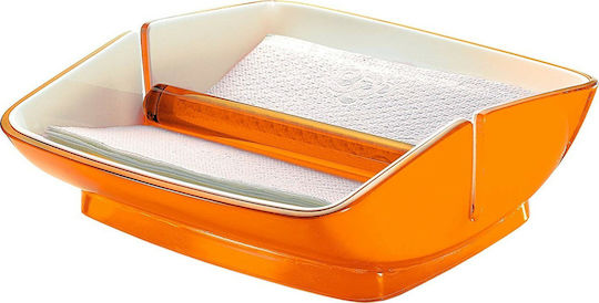 Guzzini Plastic Napkin Holder Orange 460006
