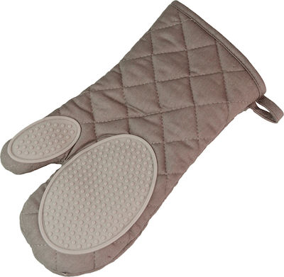 PanOikos Chef Long Silicone Oven Mitt Beige